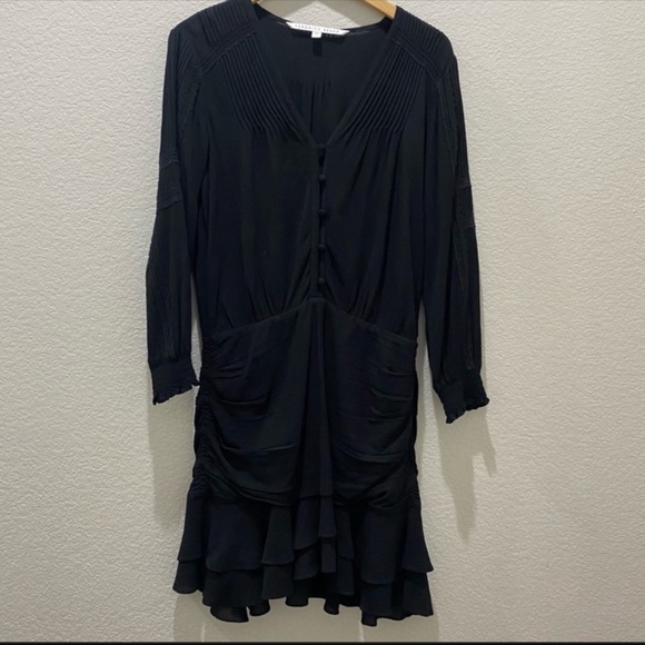 VERONICA BEARD Sarasota black dress size M/6 - Picture 5 of 6